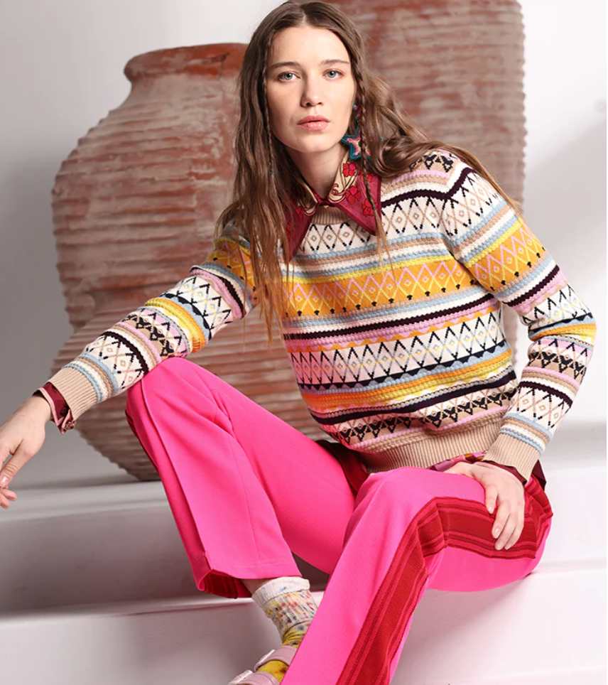 Cotton discount fairisle jumper