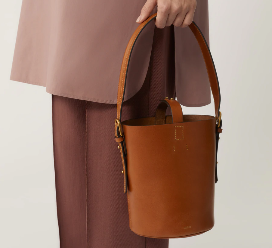 Trademark bucket top bag