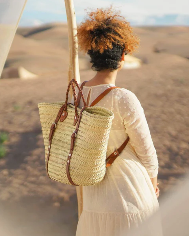 Jute backpack online hotsell